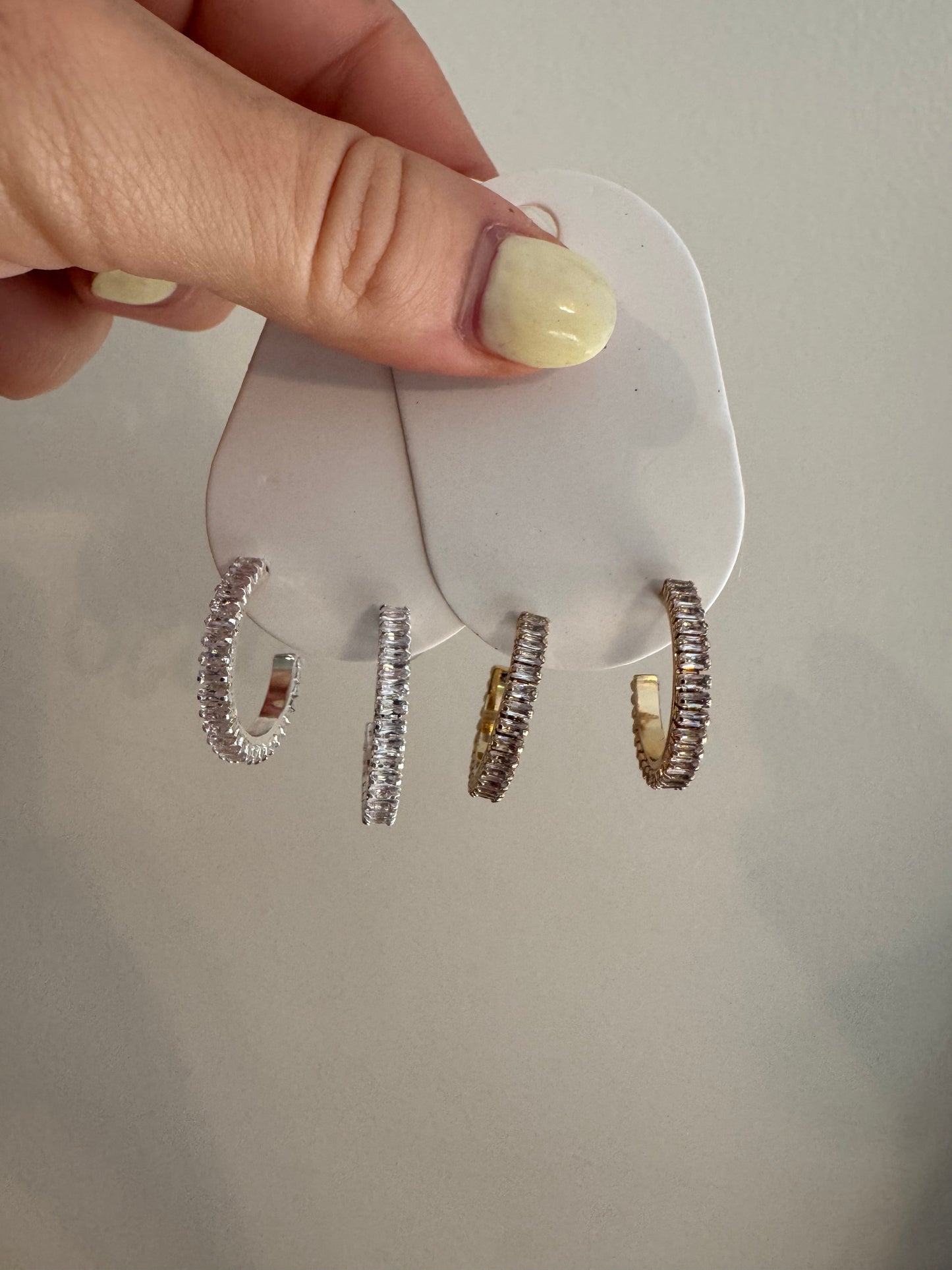Mini Baguette Hoops