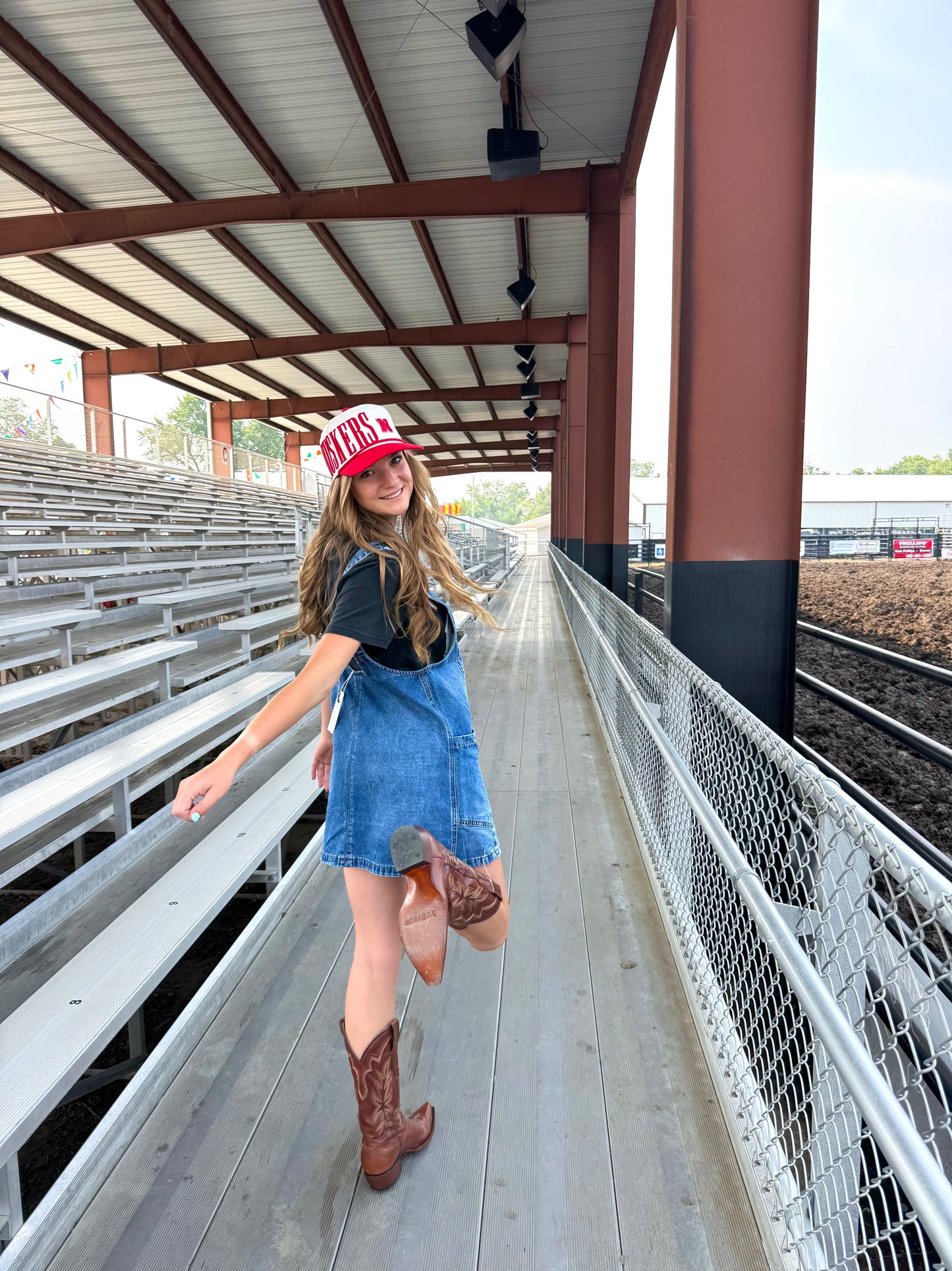 Denim Overall Dress