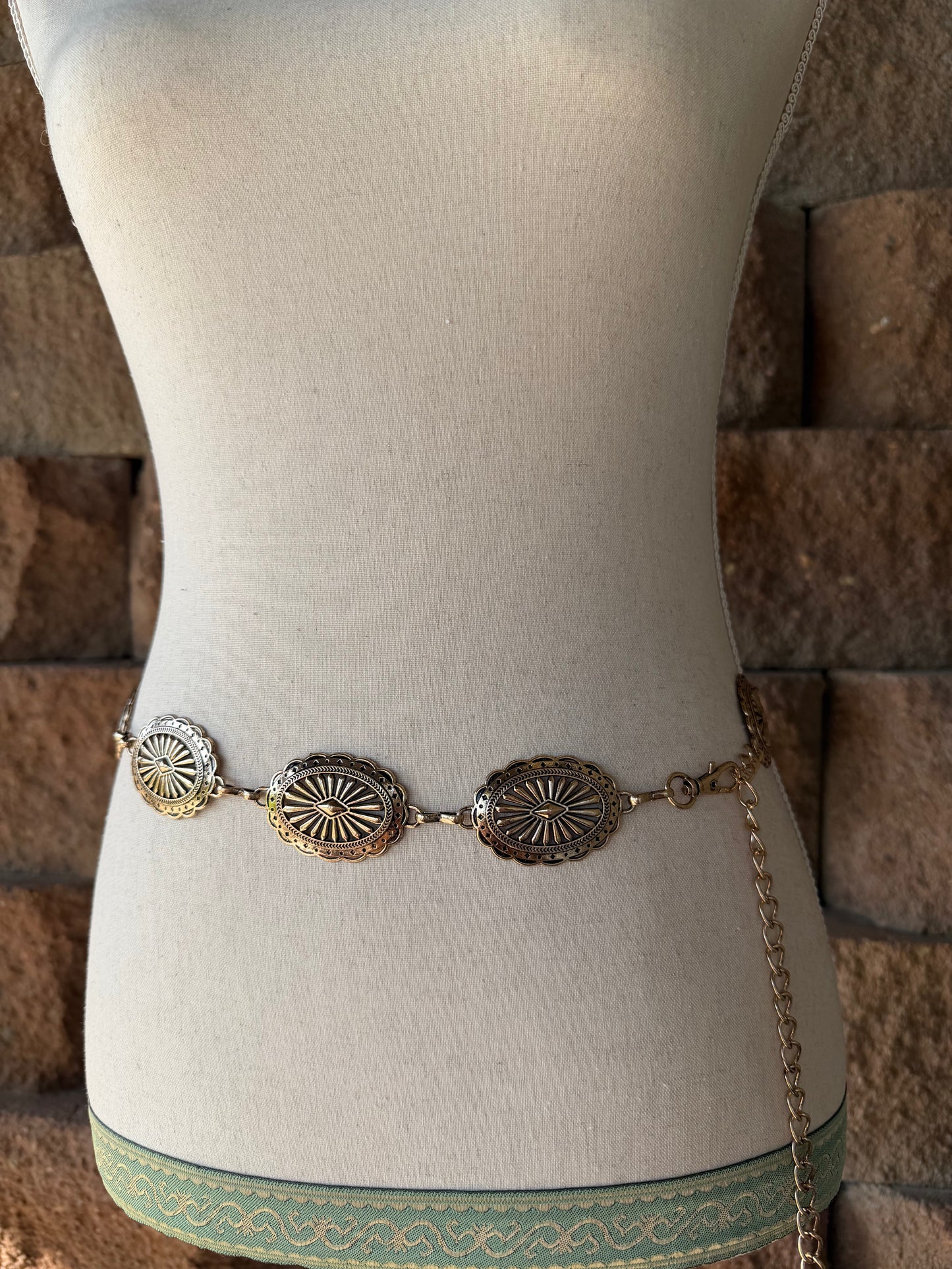 Gold Concho Belt