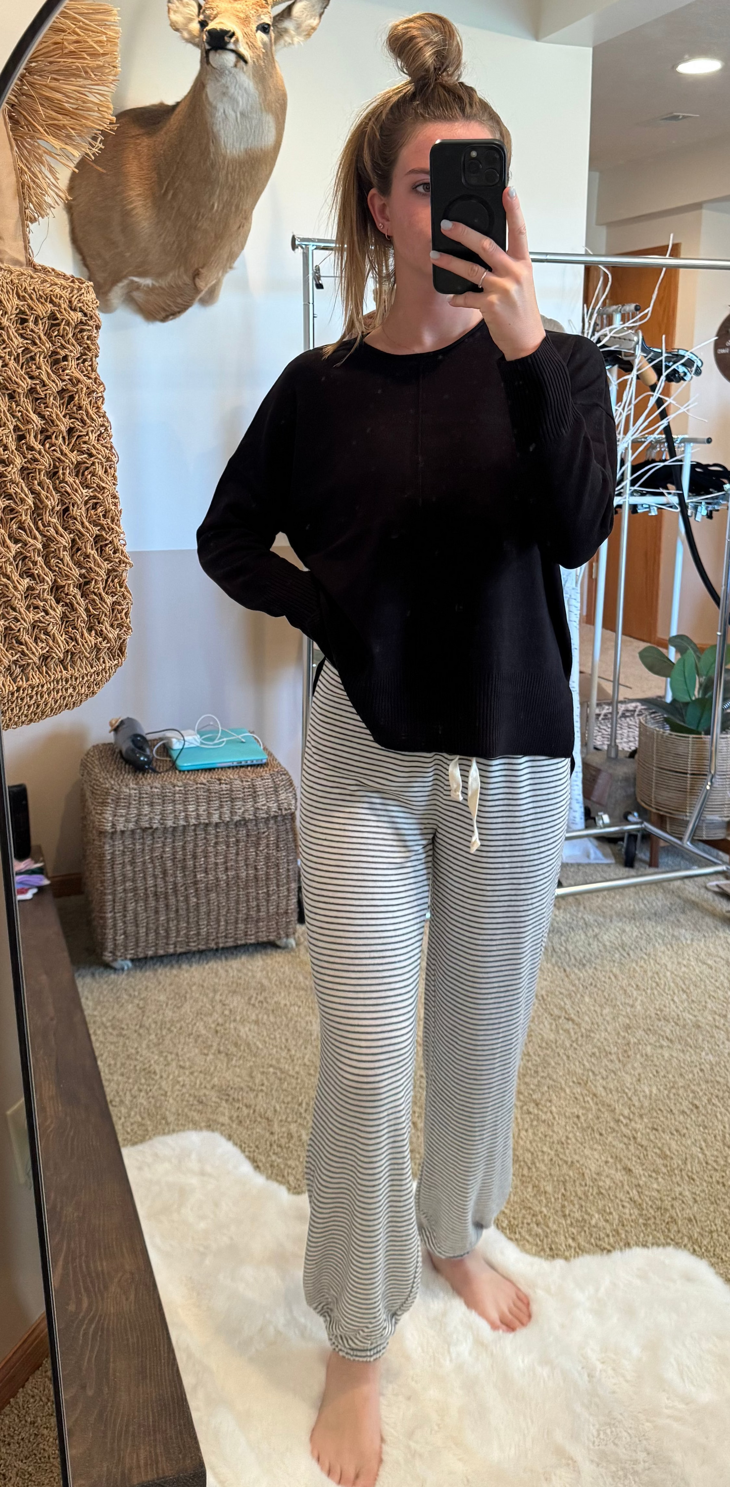 Striped Lounge Joggers