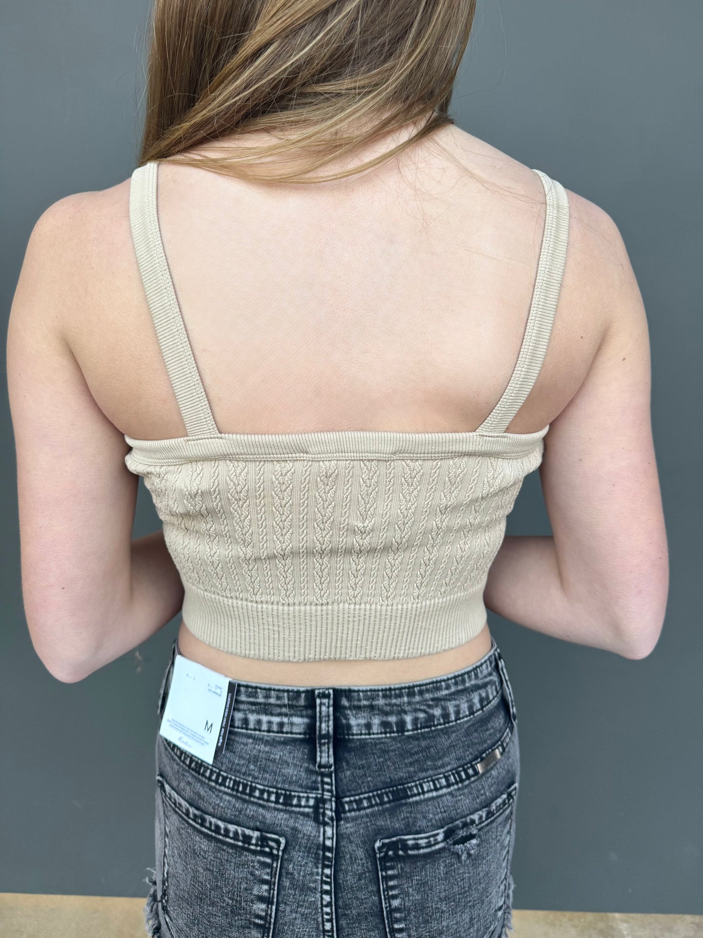 Cable Ribbed Layering Tank