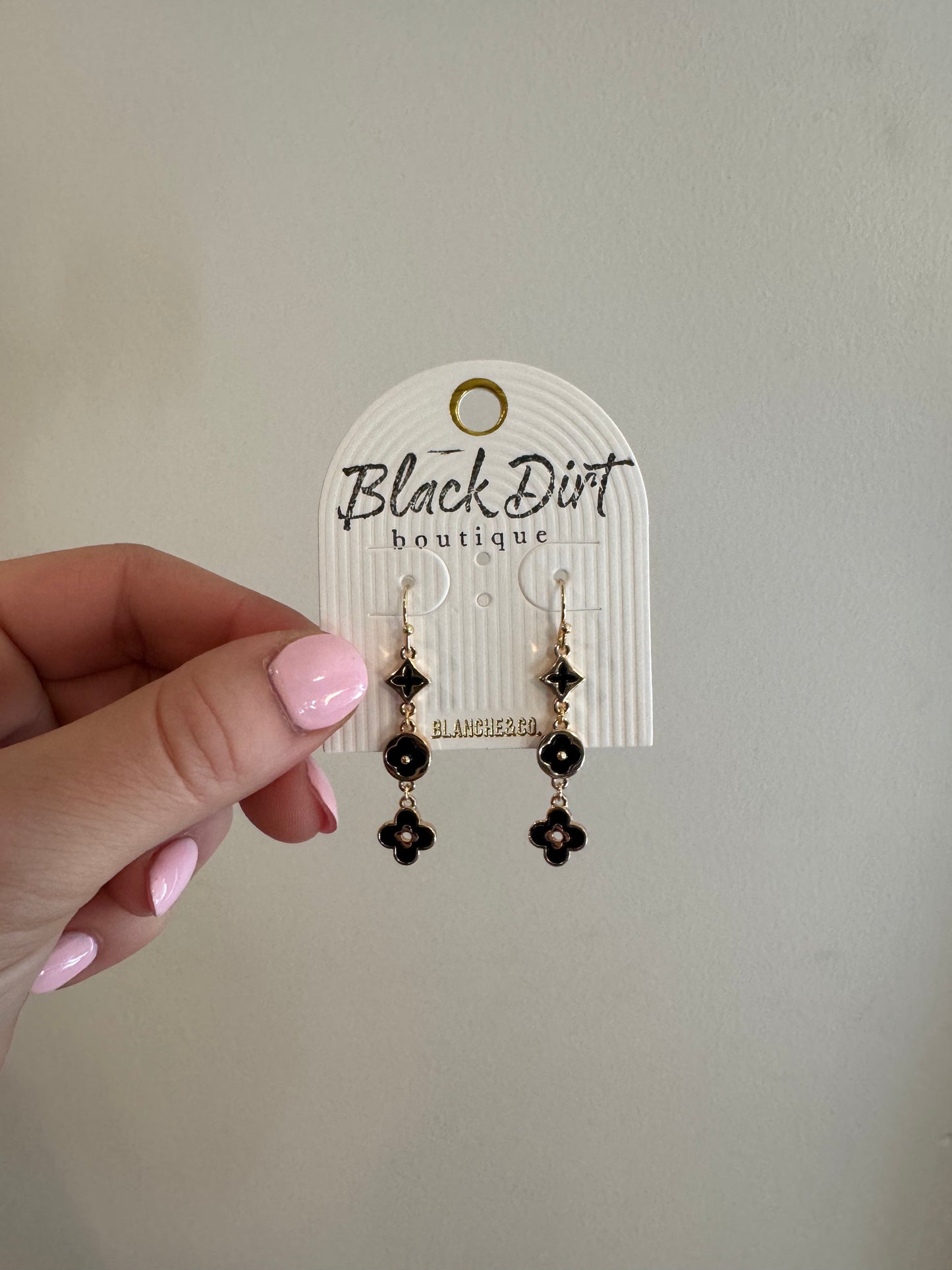 Black Clover Earrings