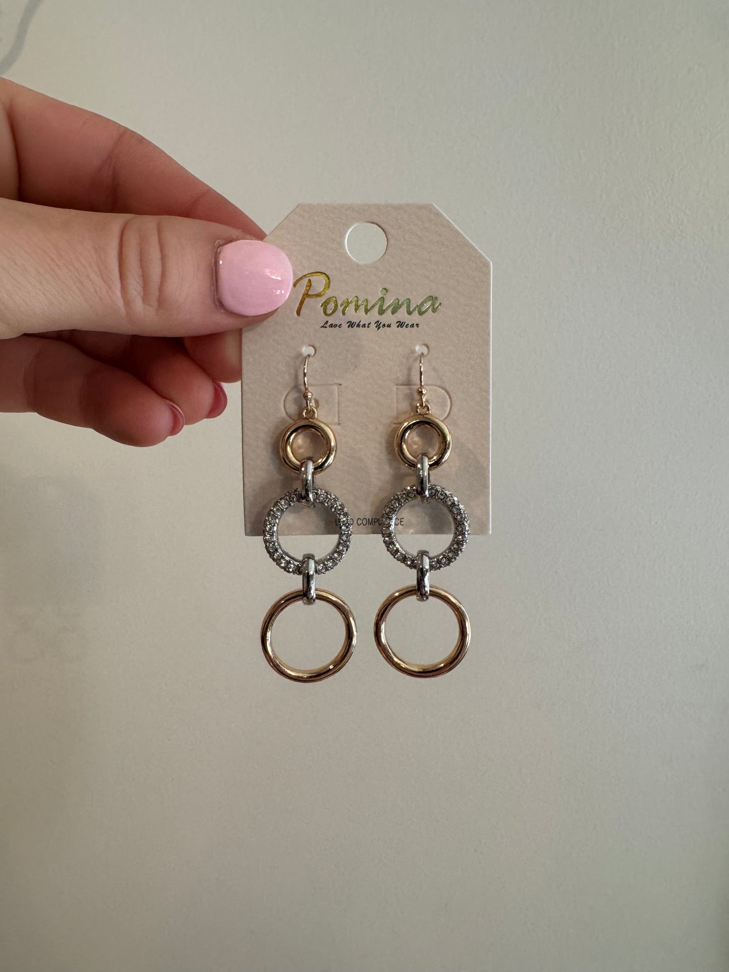 Circle Drop Earrings