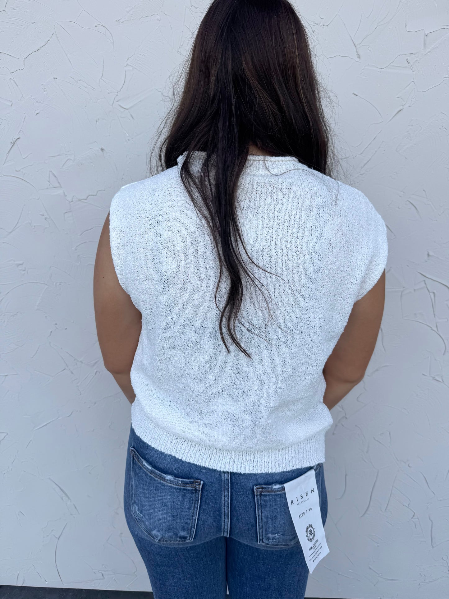 American Flag Knit Top