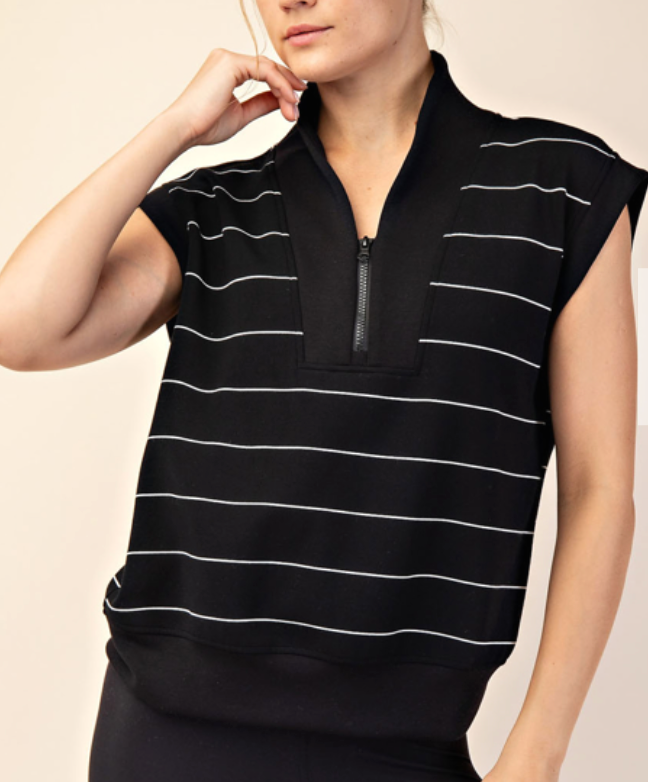 Scuba Stripe Qtr Zip