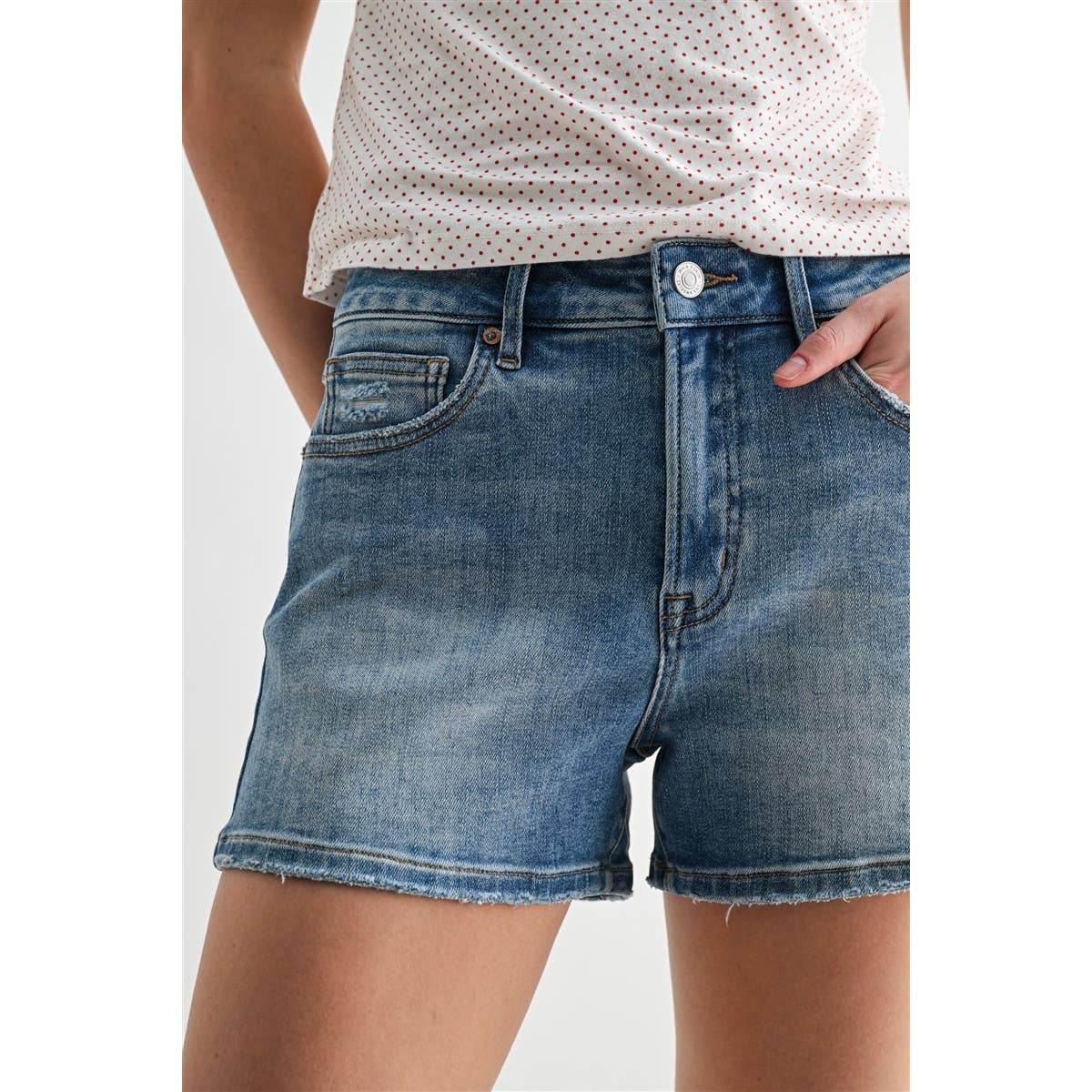 Clean Edge Denim Shorts
