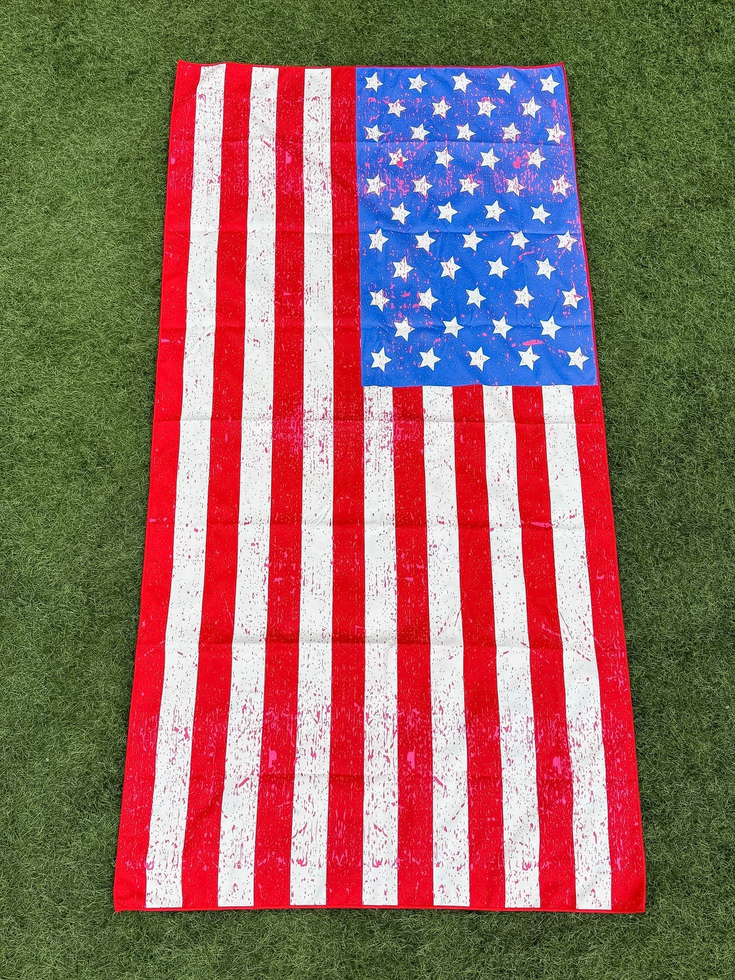 USA Flag & Bows Towel