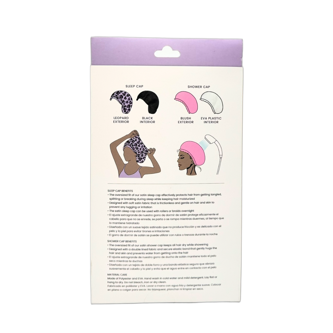 Satin Sleep & Shower Cap