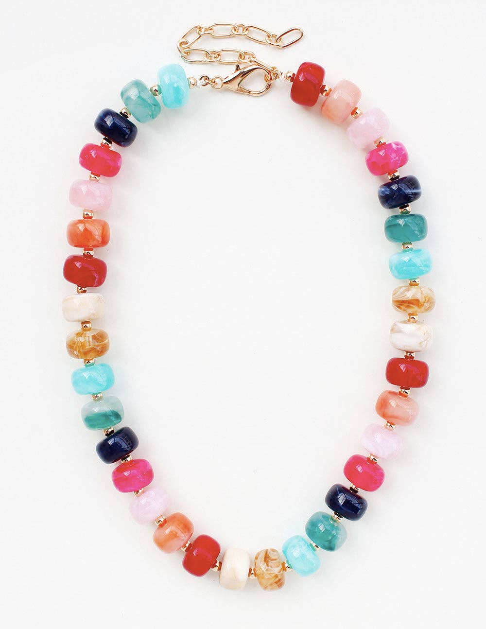 Bright Large Beaded Necklace
