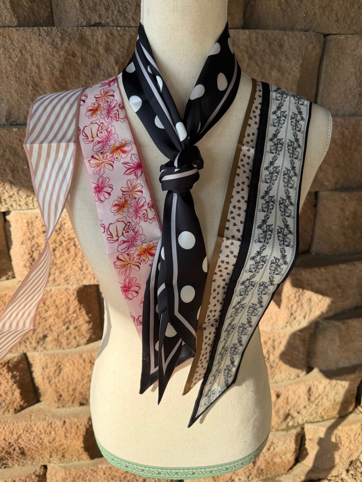 Mini Satin Scarves