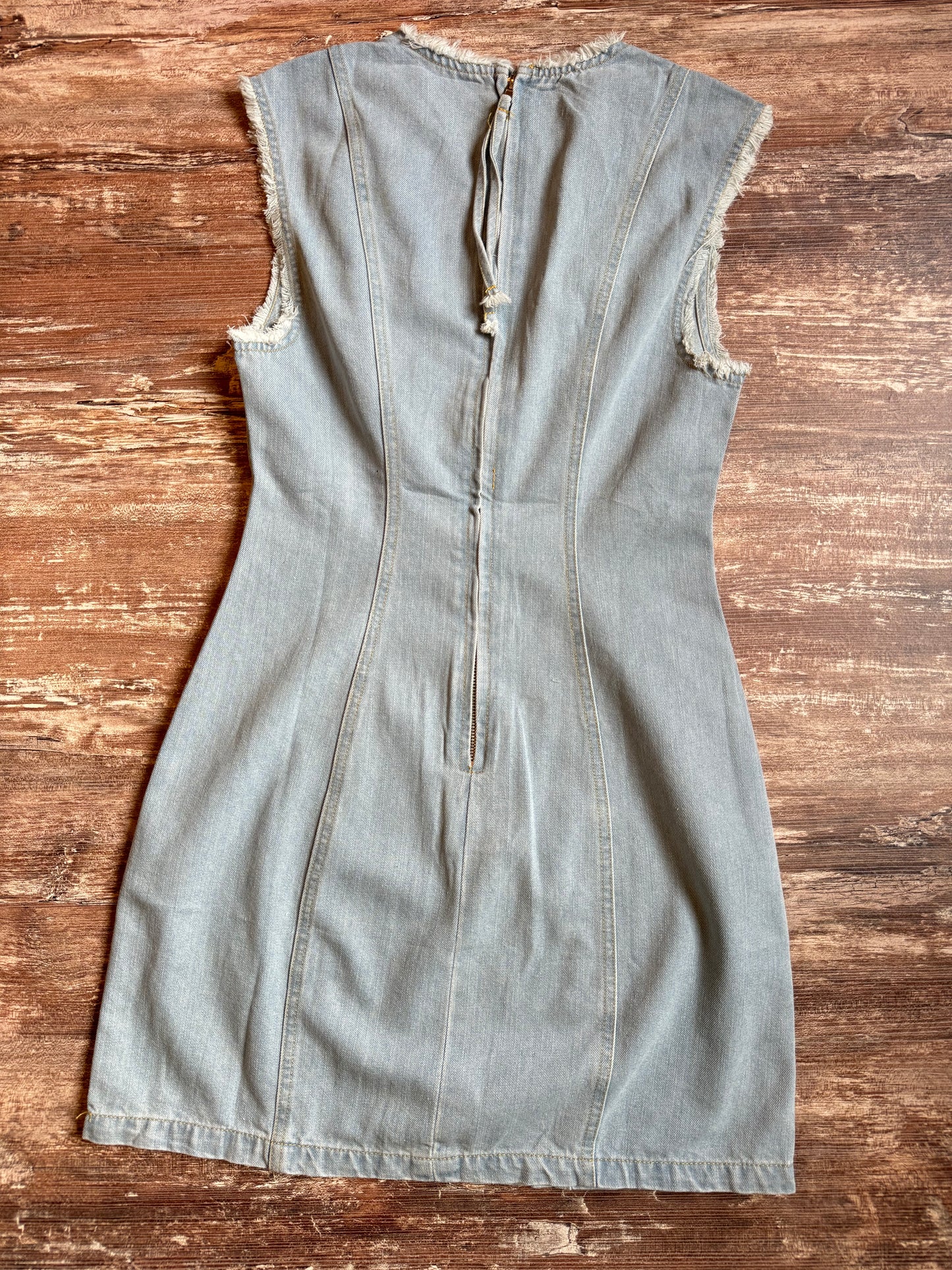 Lightwave Denim Dress