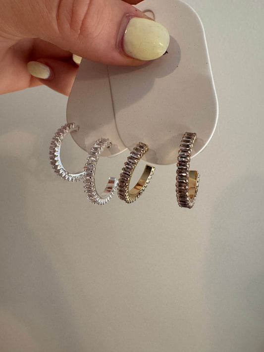 Mini Baguette Hoops