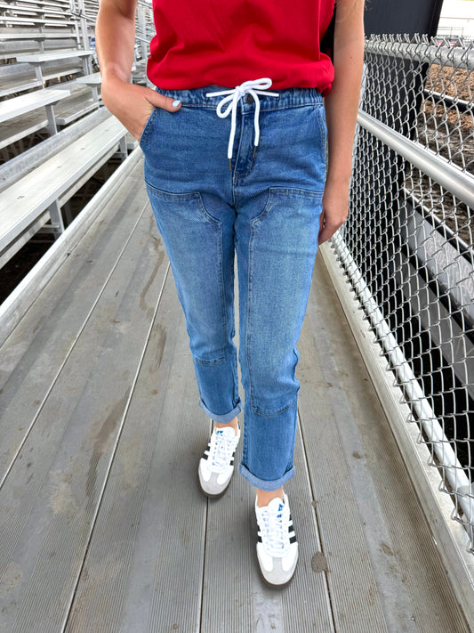 Utility Boyfriend Fit Joggers