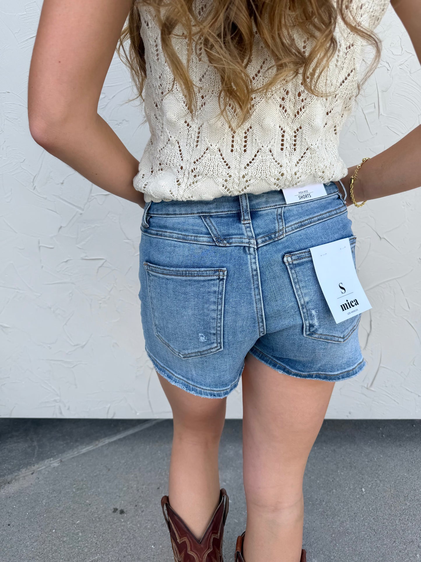 Clean Edge Denim Shorts