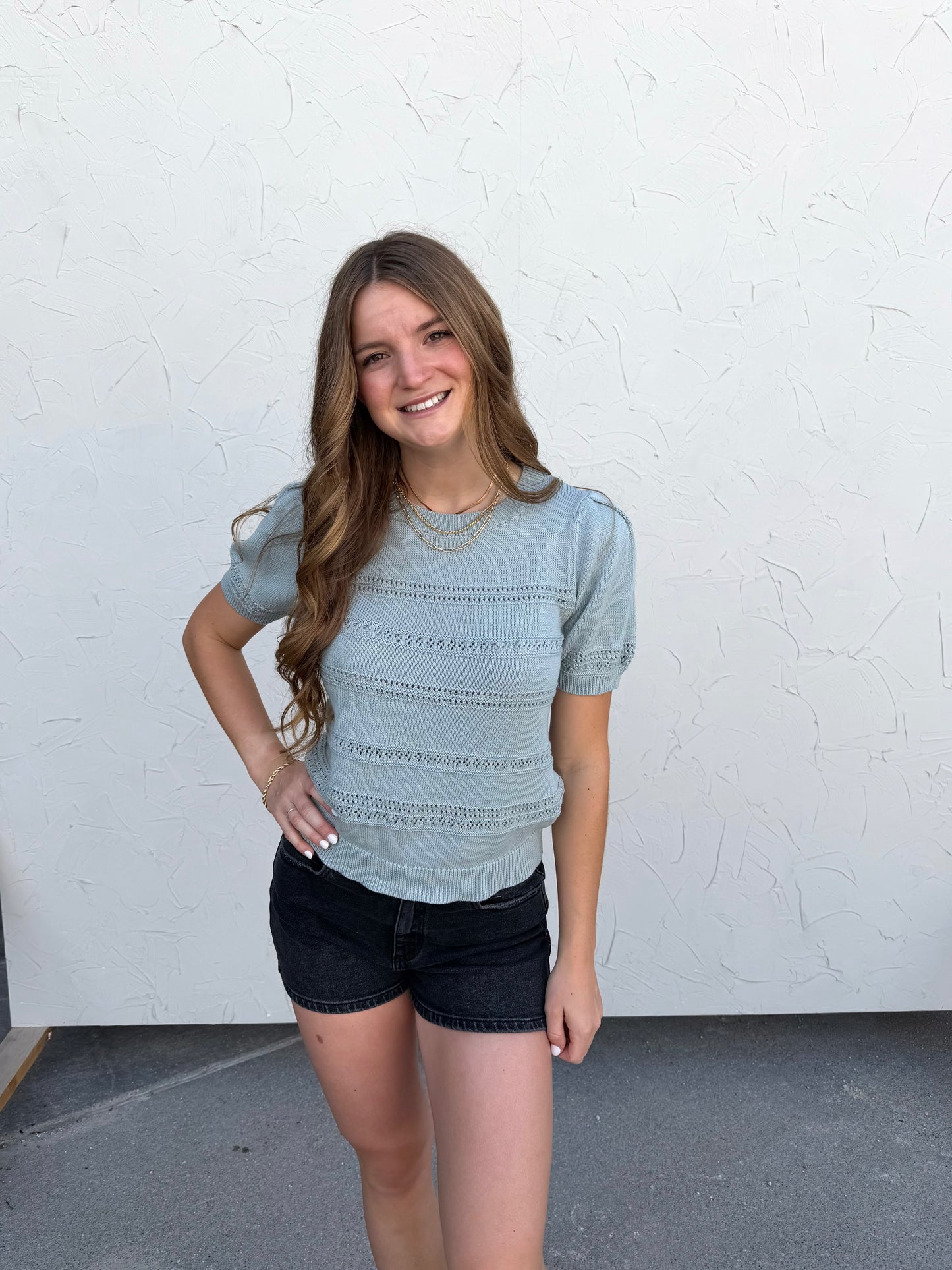 Crochet Peplum Top