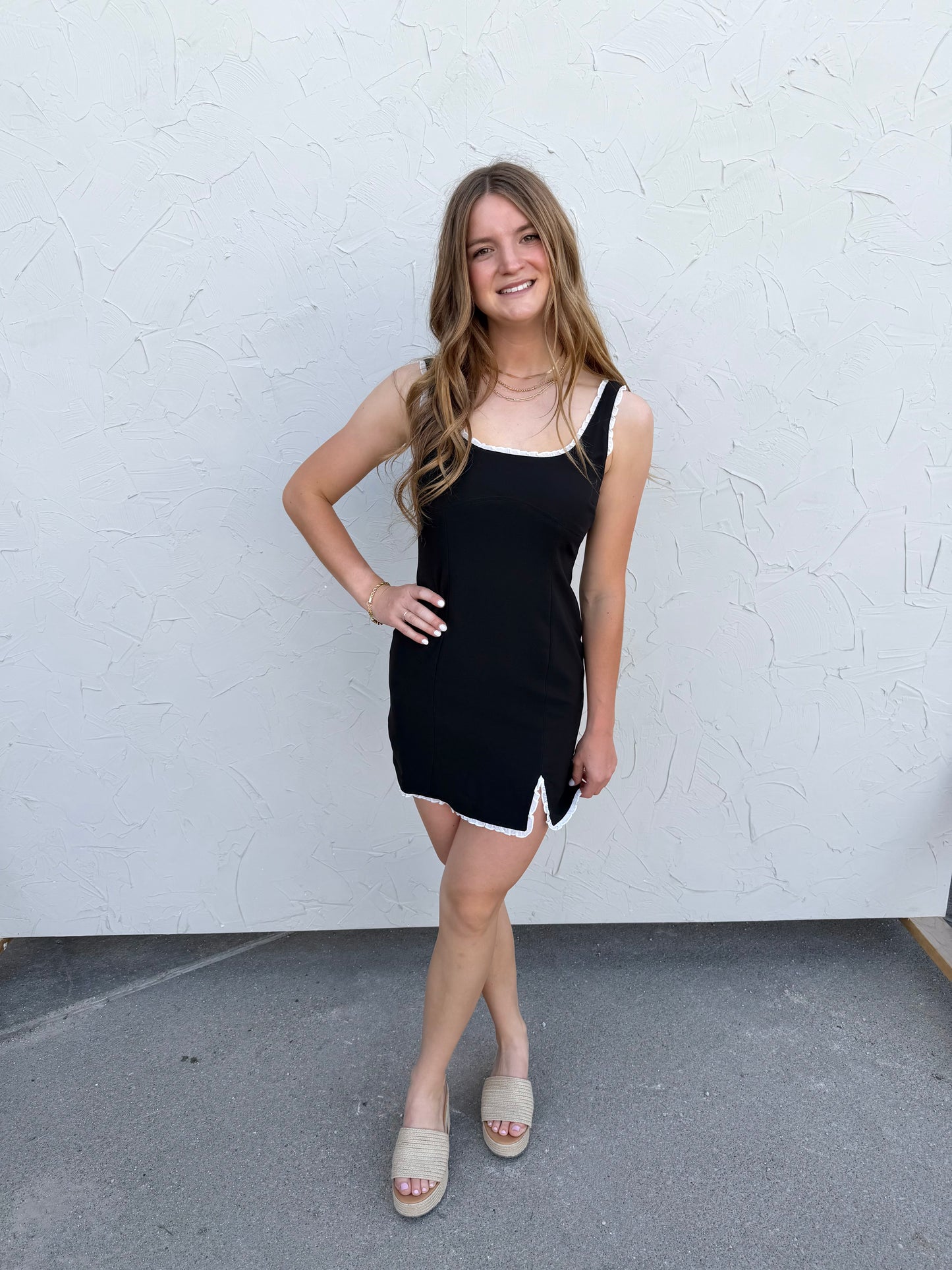 Form Trimmed Dress