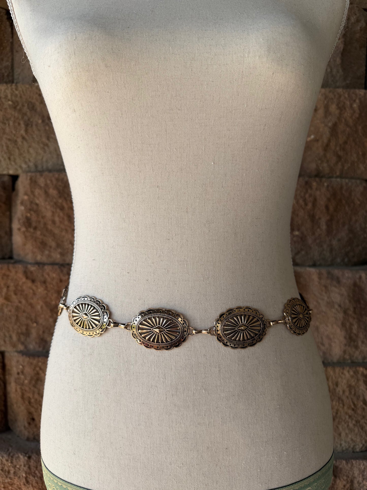 Gold Concho Belt