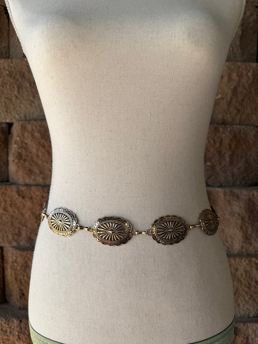 Gold Concho Belt