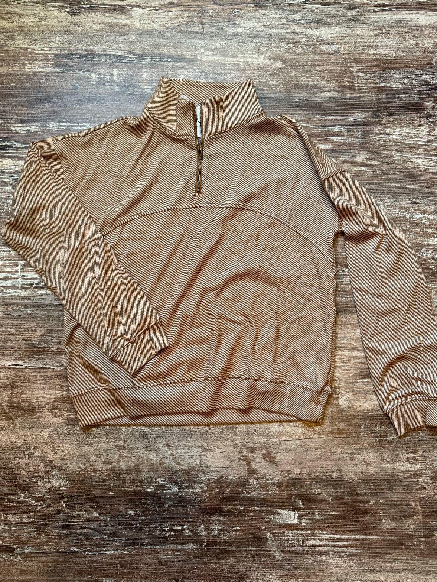 Rust Quarter Zip