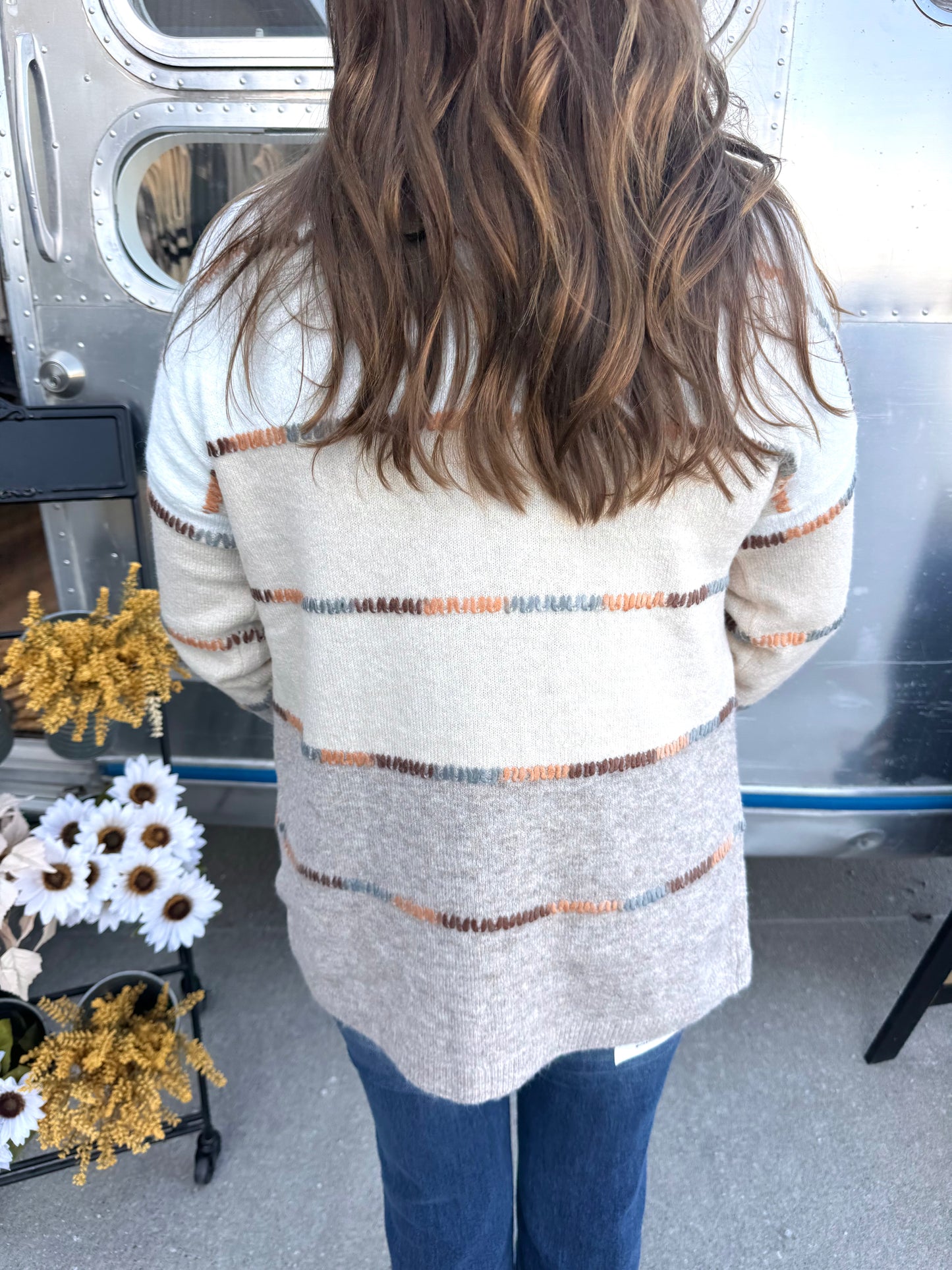 Color Block Cardi