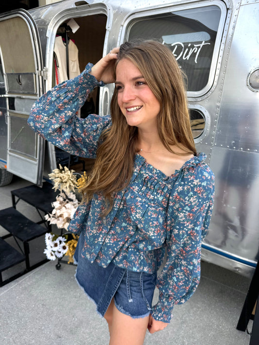 Country Floral Top