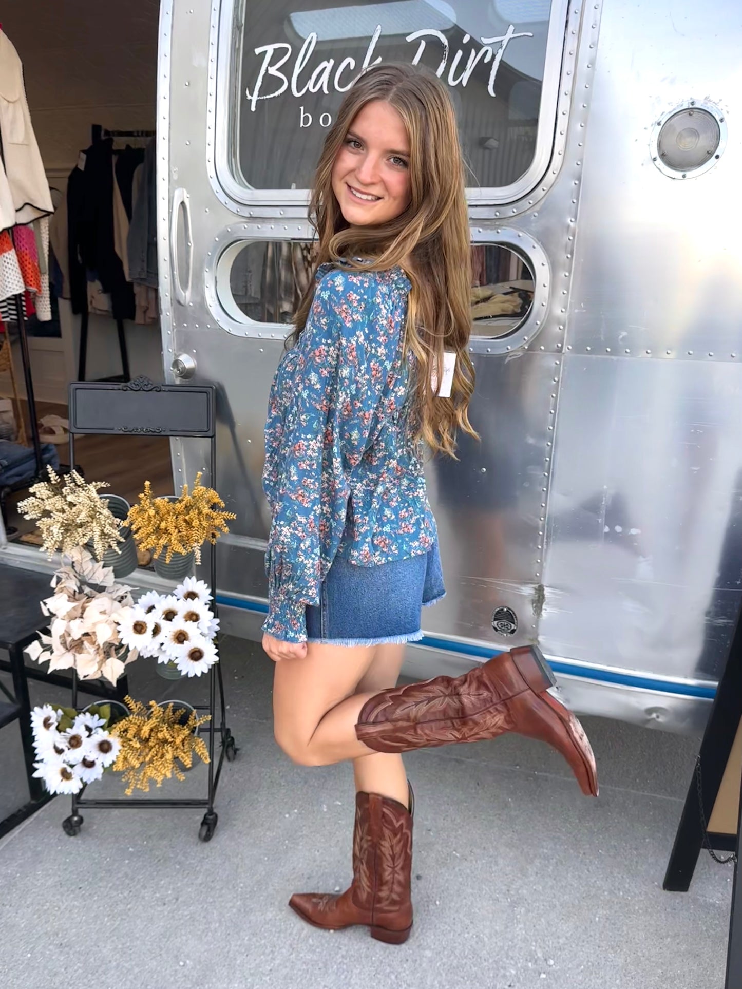 Country Floral Top