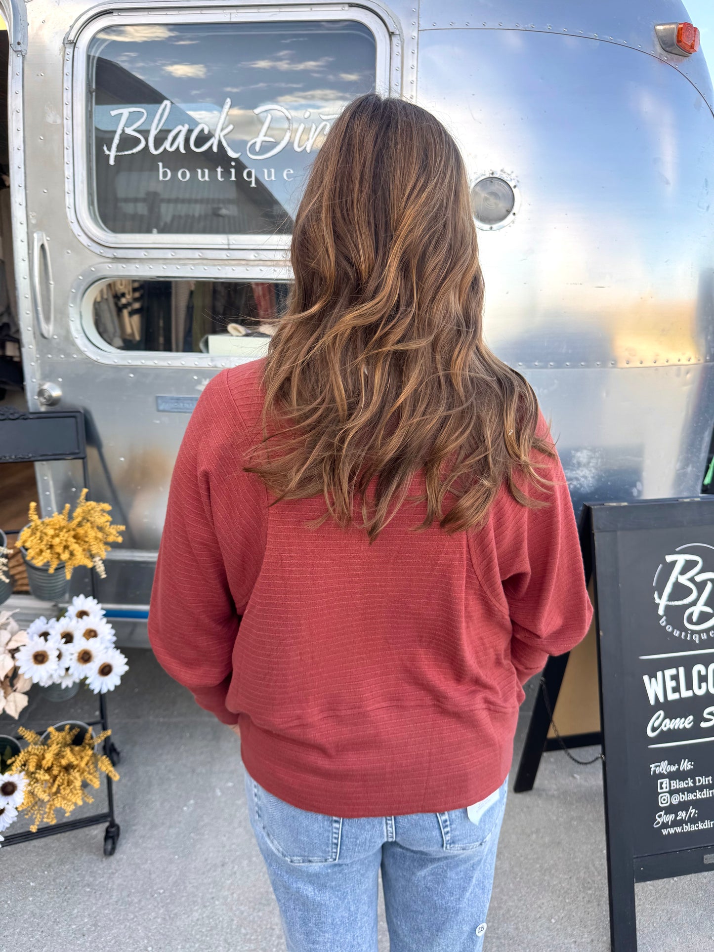 Marsala Half Zip