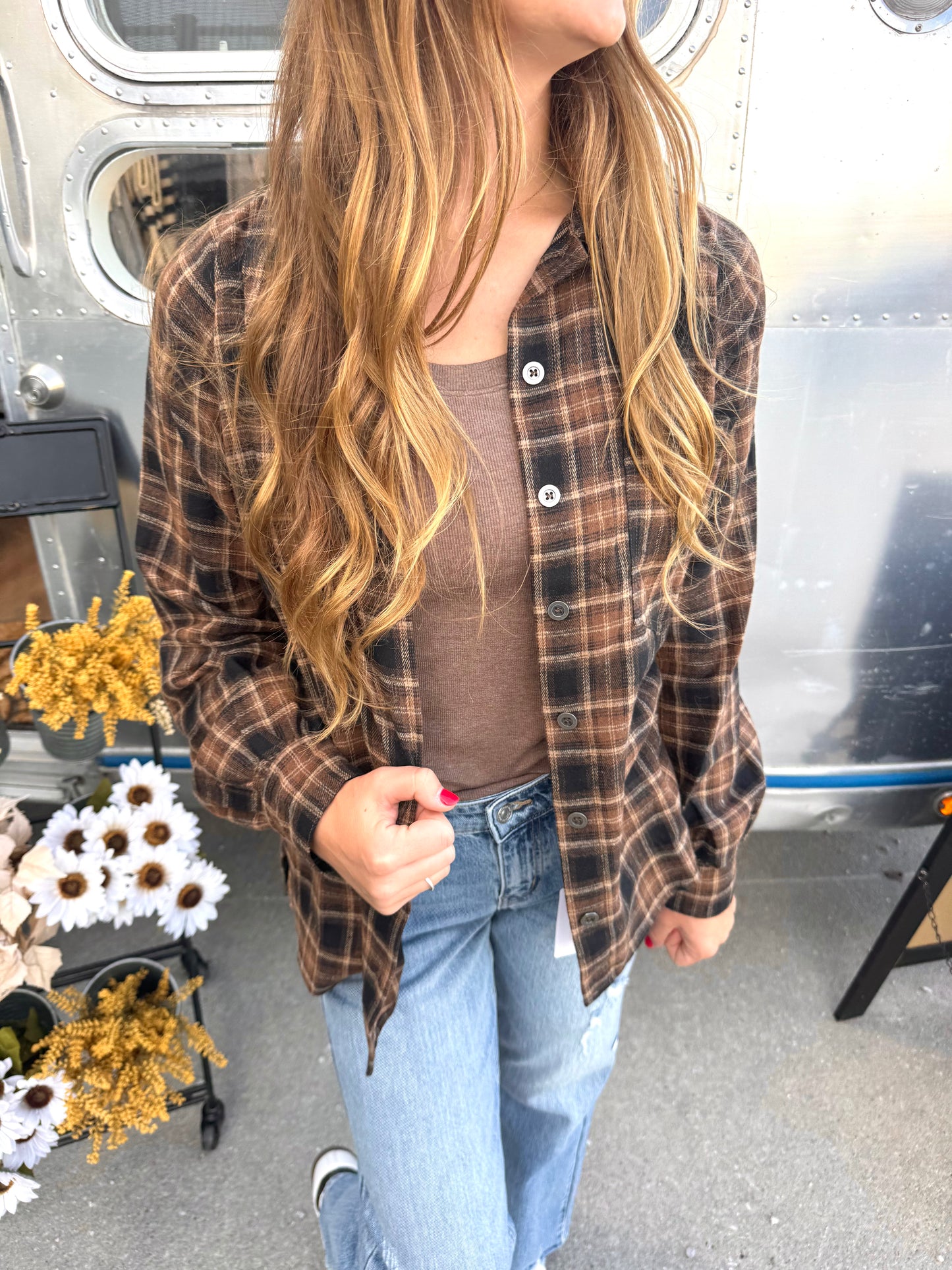 Tortoise Plaid Flannel