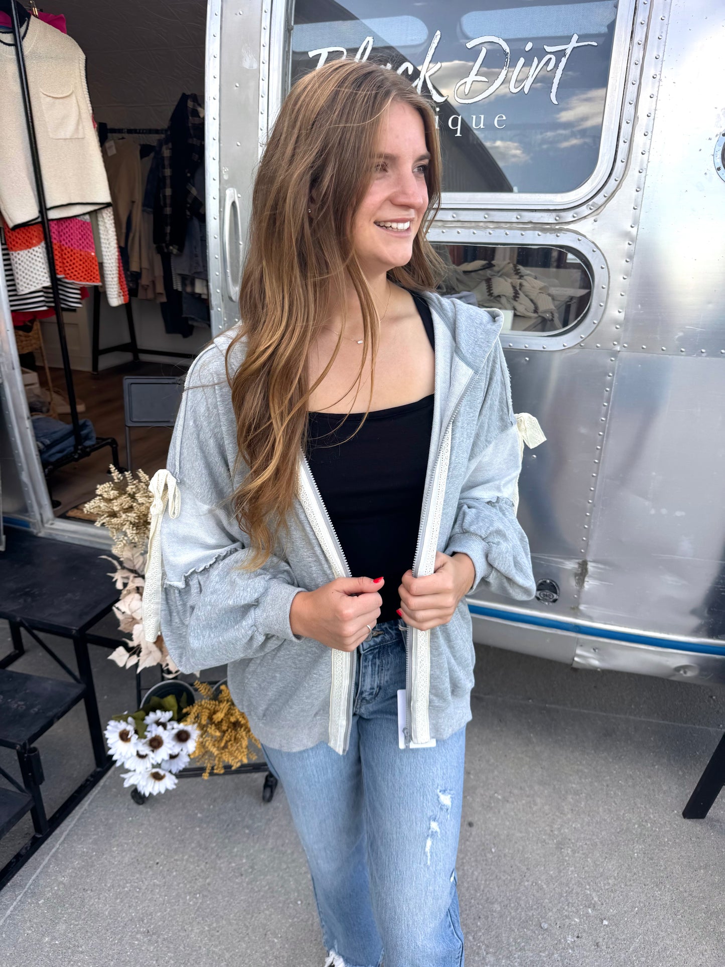 Lace Trimmed Jacket