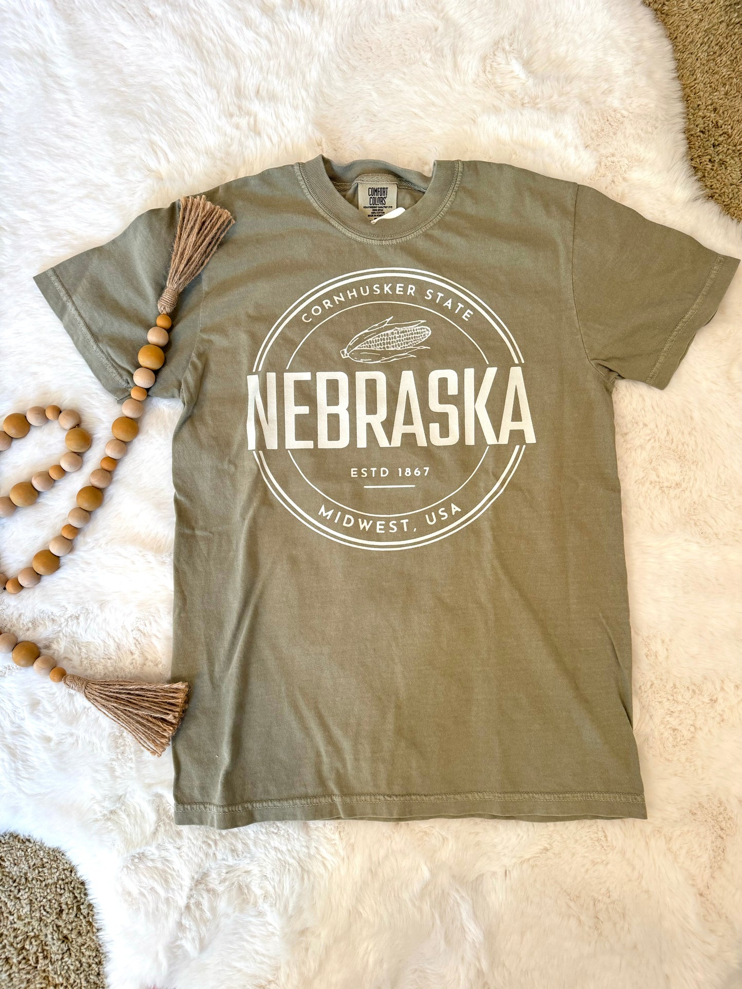 Nebraska Round Tee