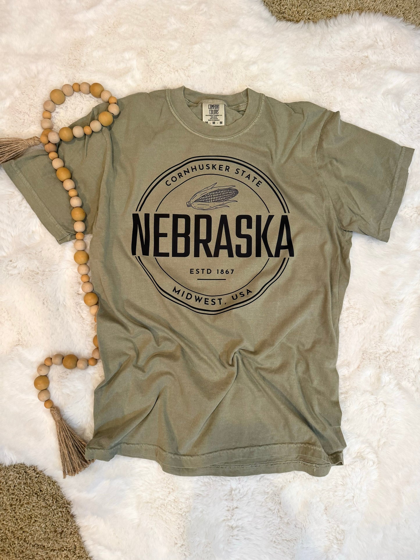 Nebraska Round Tee