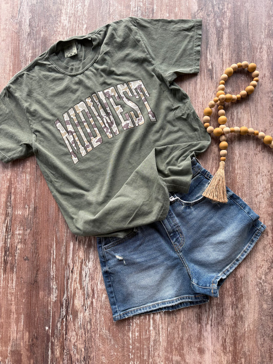 Camo Midwest Tee