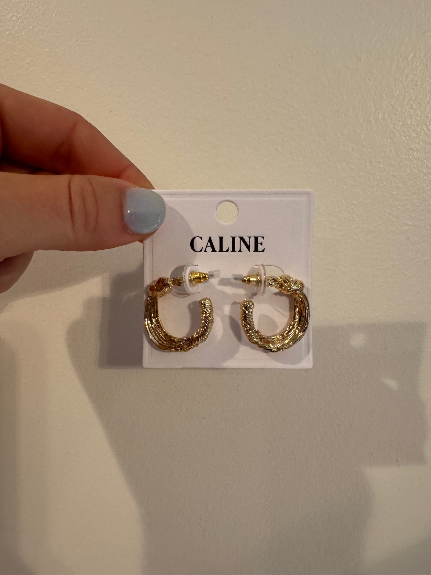 Knotted Hoop Earrings