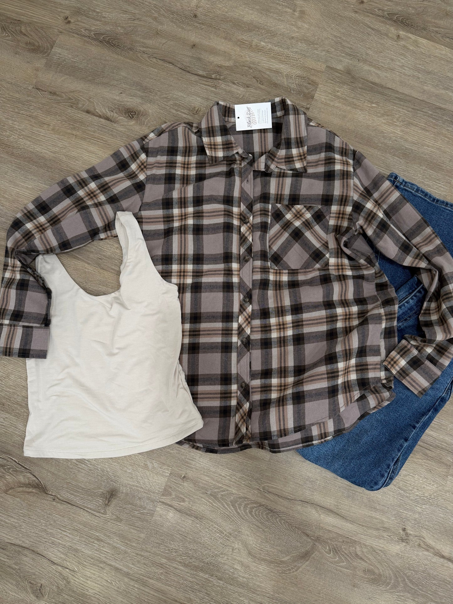 Greige Fall Flannel