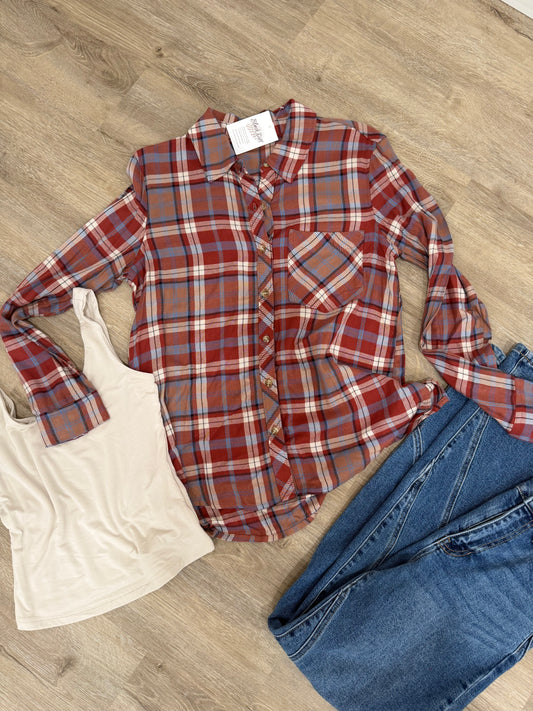 Sienna Plaid Flannel