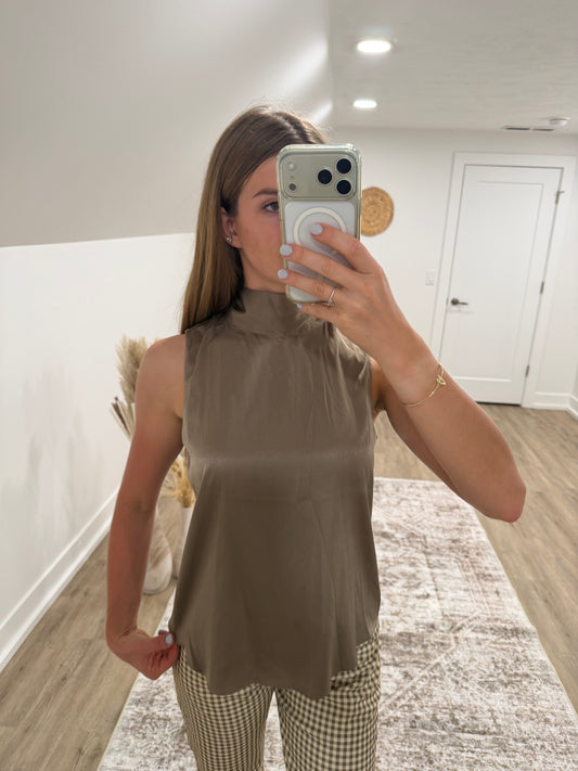 Satin Bow Tank