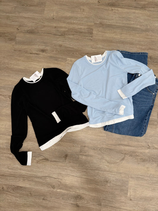 Layered Effect Basic Longsleeve
