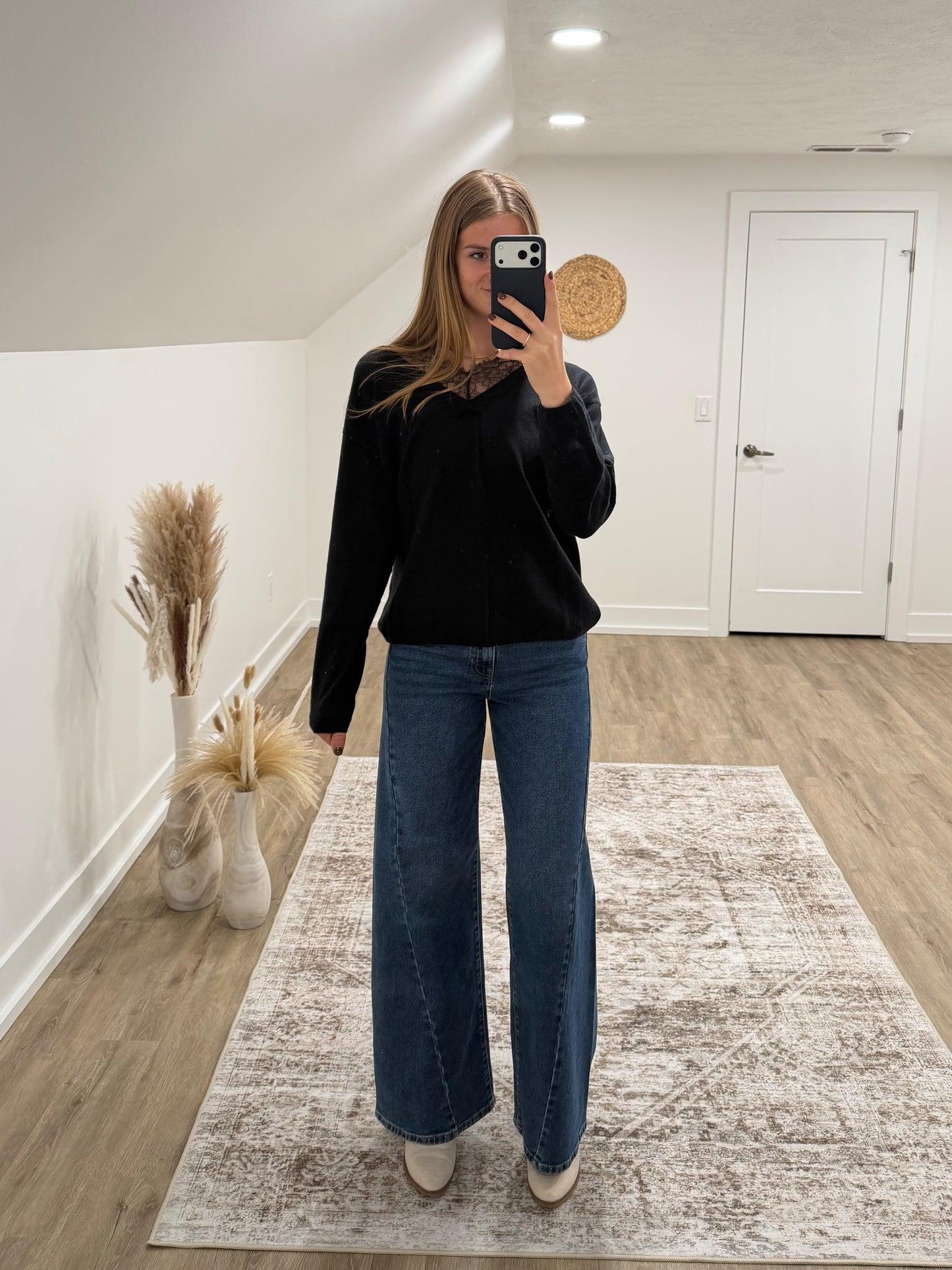 Twist Wide Leg Jeans