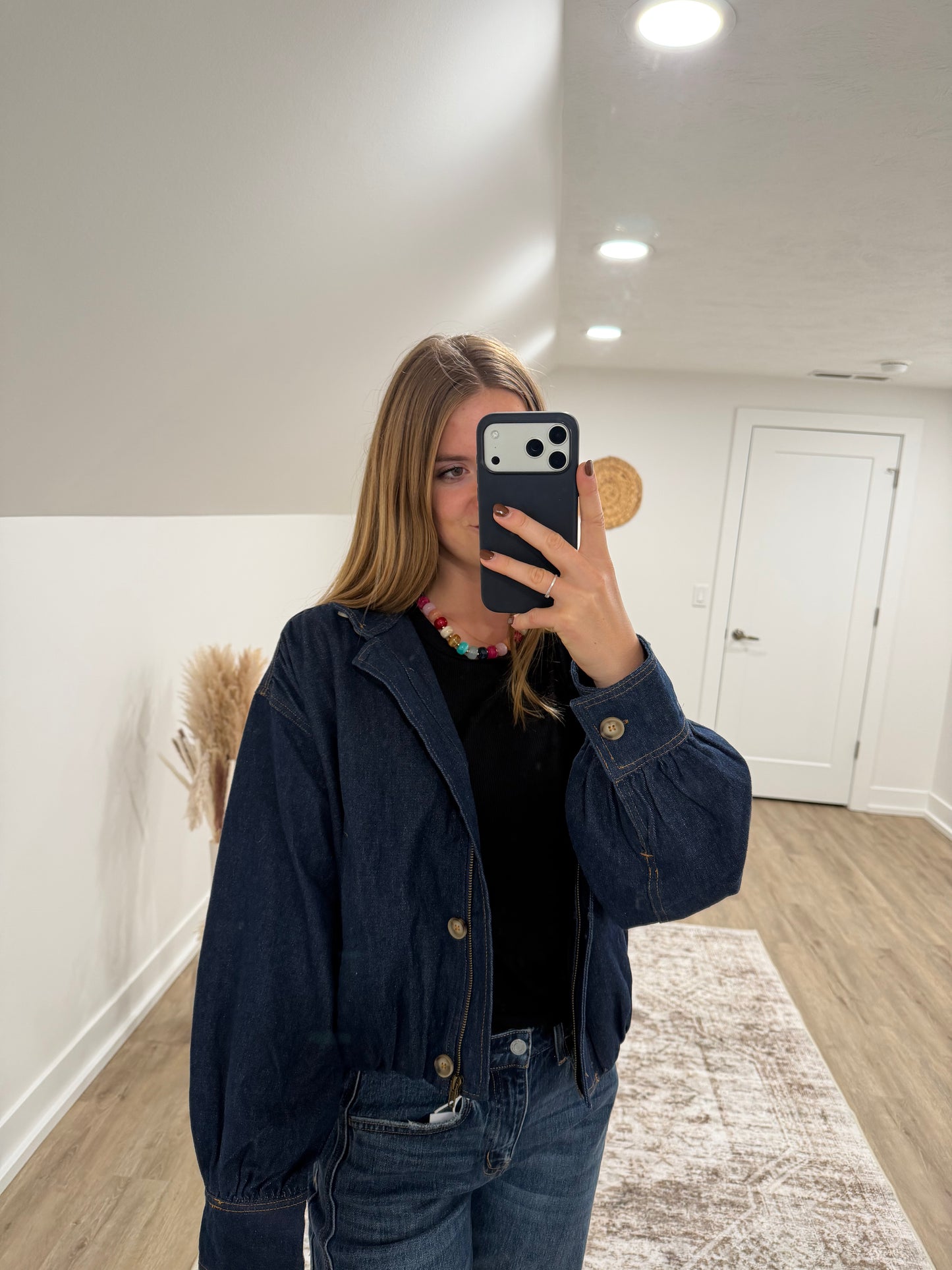 Denim Bomber Jacket