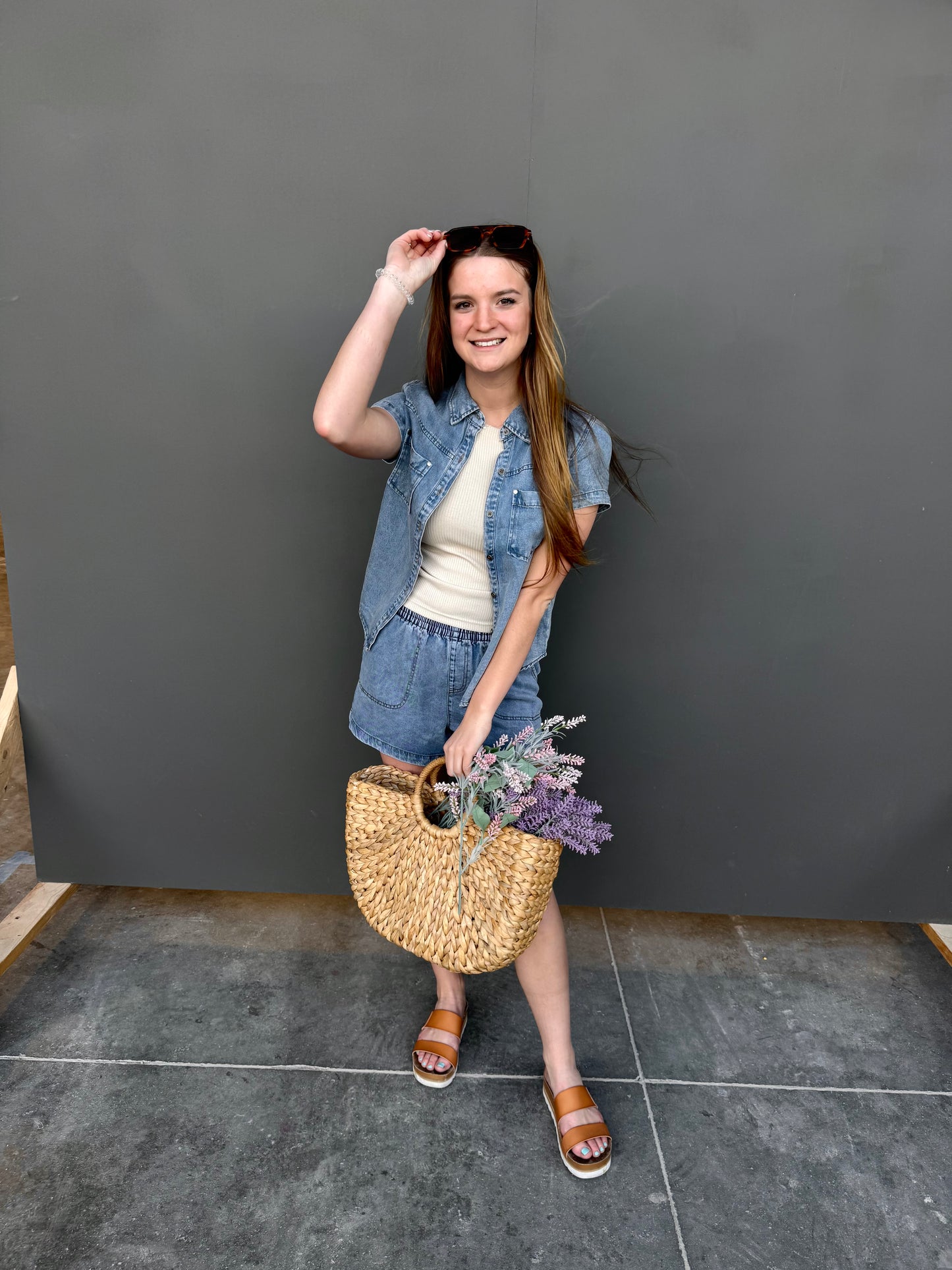 Chambray Button Up