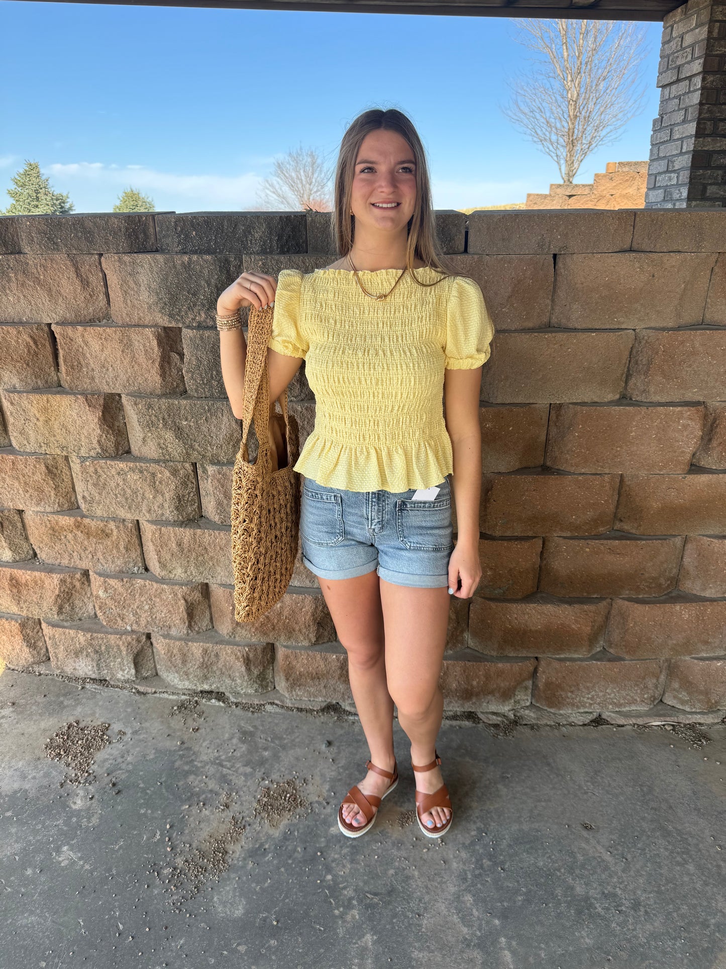 Butter Puff Sleeve Top