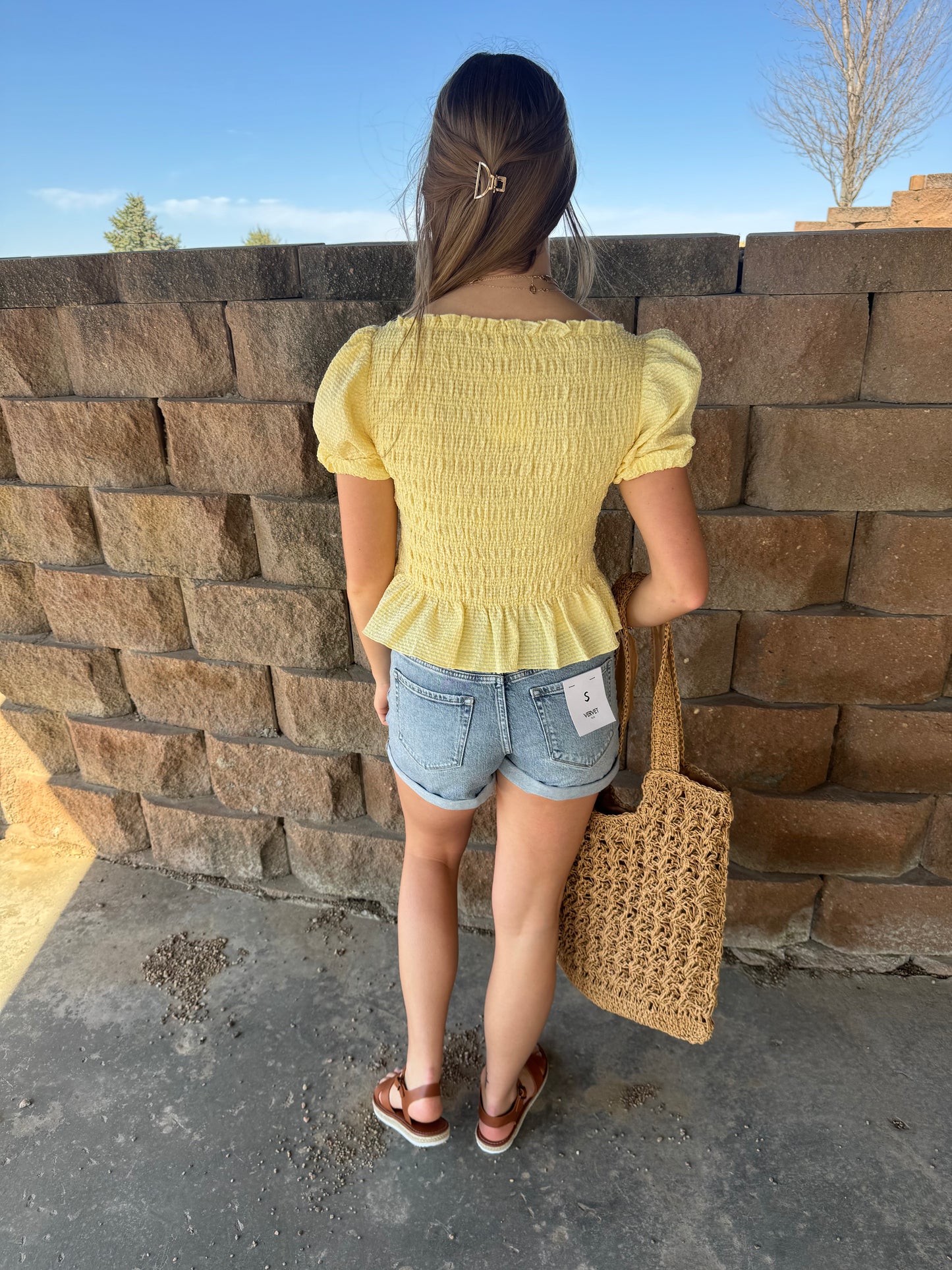 Butter Puff Sleeve Top