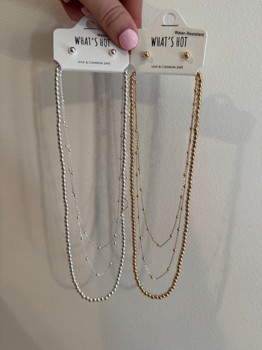Dainty & Beaded Necklace