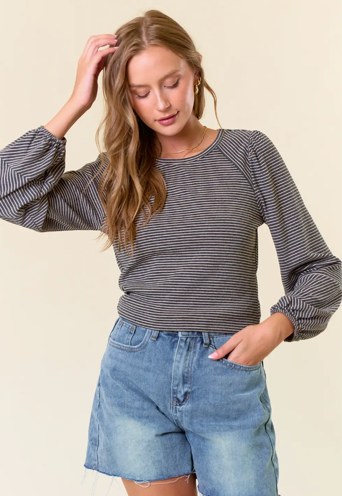 Charcoal Bubble Longsleeve