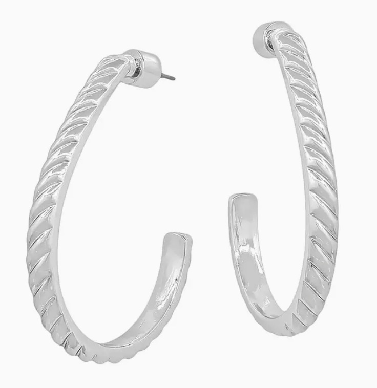 Wave Textured Earring