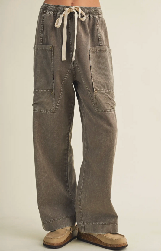 Espresso Utility Trouser