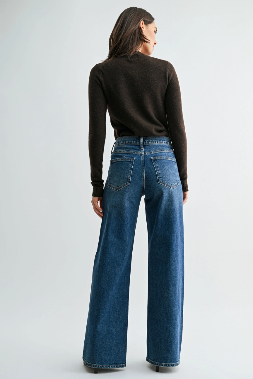 Twist Wide Leg Jeans