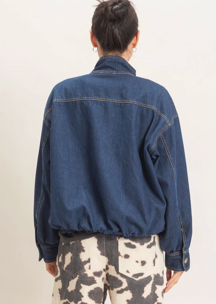 Denim Bomber Jacket
