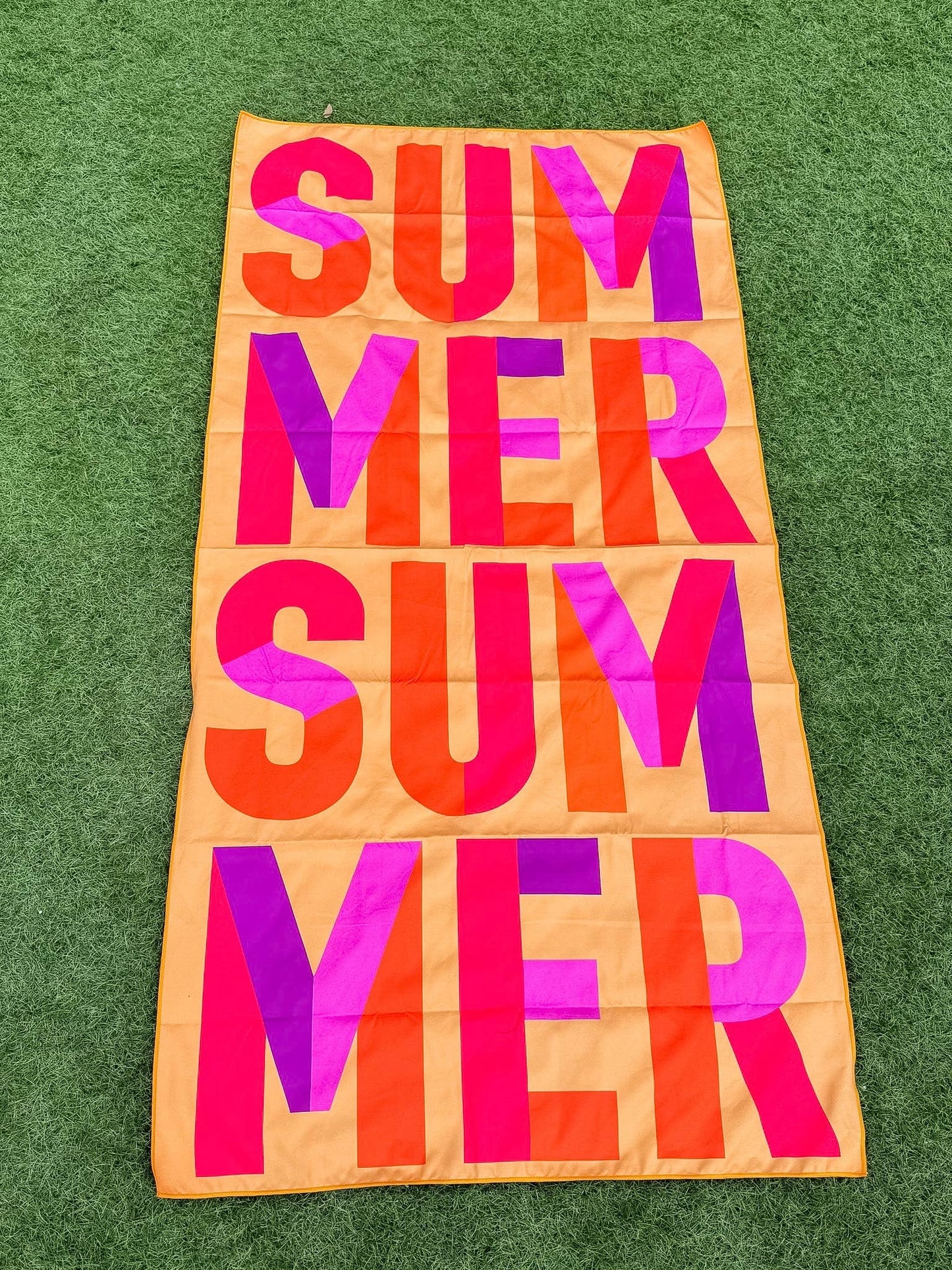 Summer Colorblock Towel