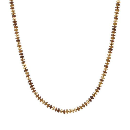Brown Beaded Necklace